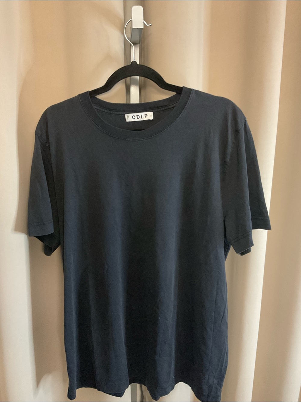 CDLP Men's Black Short-Sleeve Crewneck T-Shirt